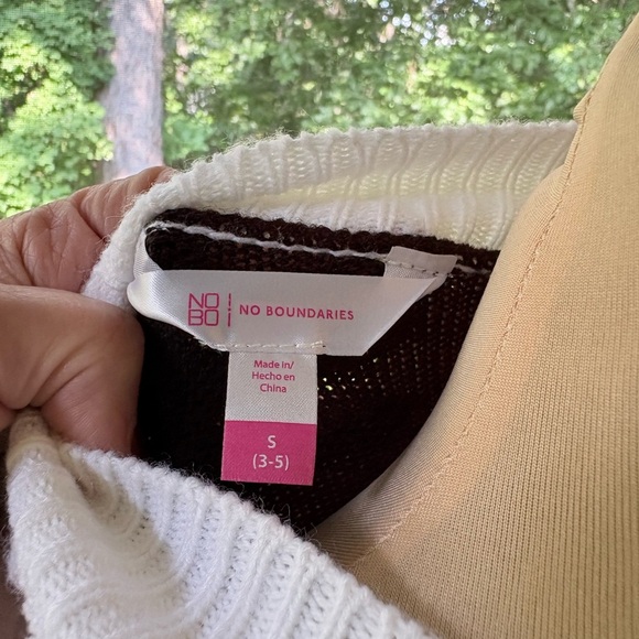 Christmas Sweater Red and Black Mini Dress - Picture 3 of 9